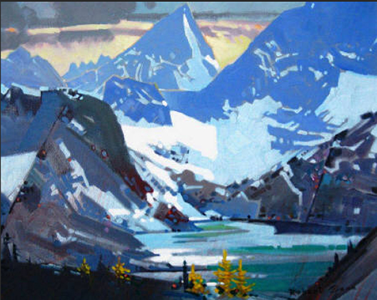 Landscape painting by Robert Genn